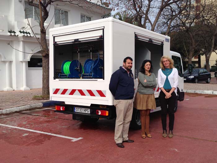 HERMONT entrega un furgón - hidrolimpiador de Alta Presión al Ayuntamiento de Benalmádena