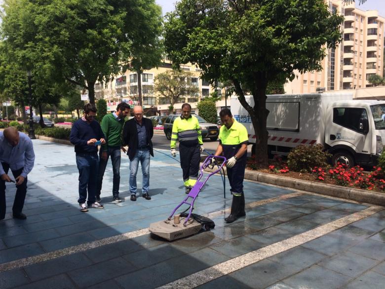 Pruebas Hidrolimpiadores HERMONT en Ayto Marbella