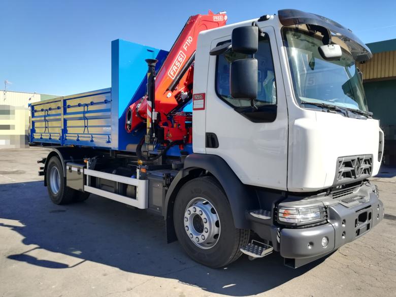 Renault D 18 High R4X2 + Eq. Gancho + Fassi F110B.0.24 E-Active (Uso Temporal)