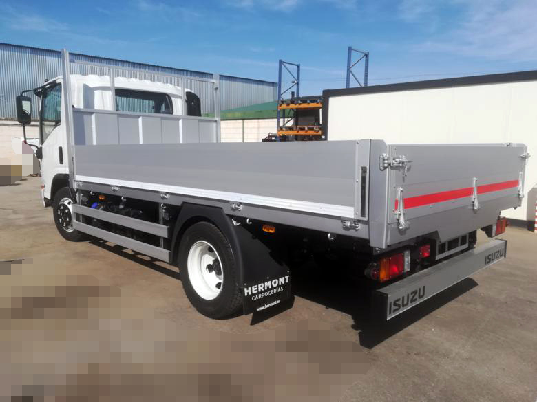 Isuzu P75 5.2L (MMA 7500 kg) + Caja Fija Abierta (Lateral Aluminio)