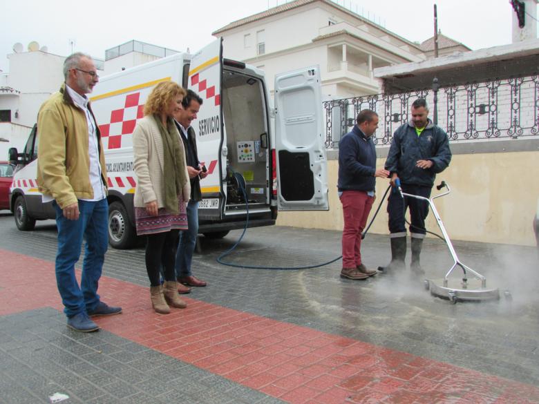 Presentación Hidrolimpiador Silencioso Ayuntamiento de Nerja