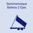 Semirremolque bañera 2 ejes